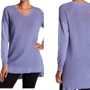 Eileen Fisher Wool Tunic light weight Women's V-Neck Sweater XL